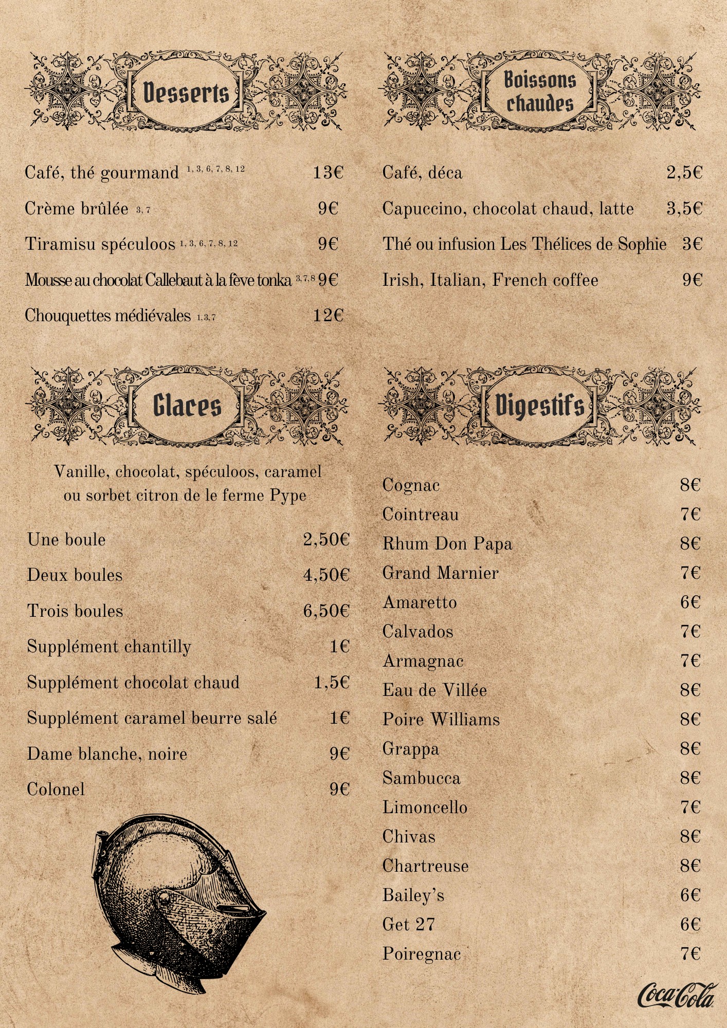 Menu page 6